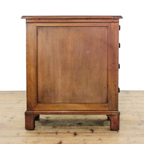 ANTIQUE MAHOGANY KNEEHOLE DESK - ADDITIONAL PHOTO 1
