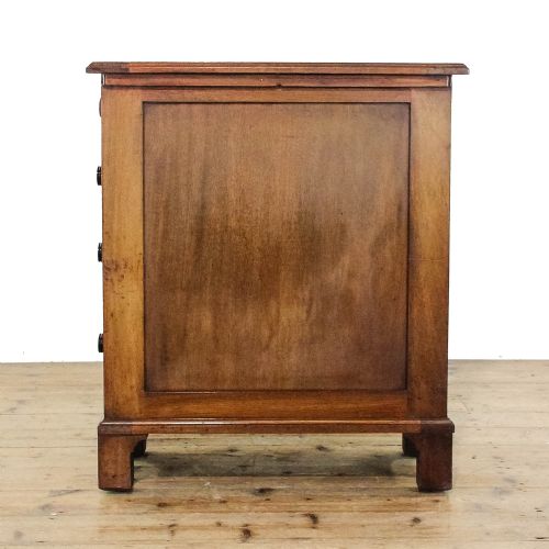 ANTIQUE MAHOGANY KNEEHOLE DESK - ADDITIONAL PHOTO 3