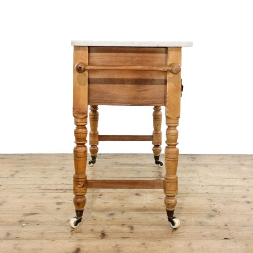 ANTIQUE EDWARDIAN PINE WASHSTAND - ADDITIONAL PHOTO 1