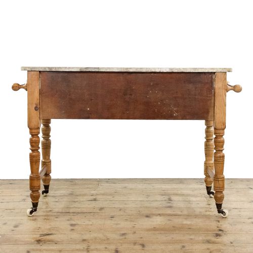 ANTIQUE EDWARDIAN PINE WASHSTAND - ADDITIONAL PHOTO 2