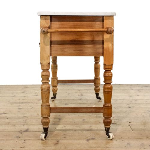 ANTIQUE EDWARDIAN PINE WASHSTAND - ADDITIONAL PHOTO 3