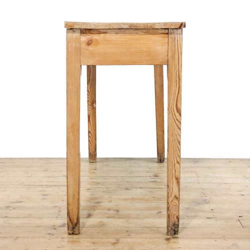 fig 1. Large Antique Pine Hall Console Table
