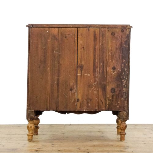 fig 2. Antique Victorian Stripped Pine Chest Of Drawers