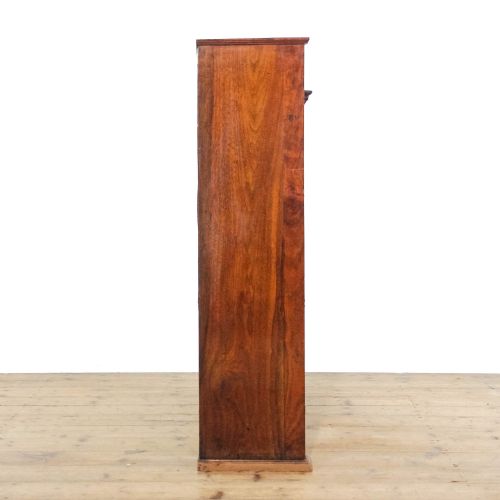 ANTIQUE EDWARDIAN MAHOGANY FREESTANDING BOOKCASE - ADDITIONAL PHOTO 1