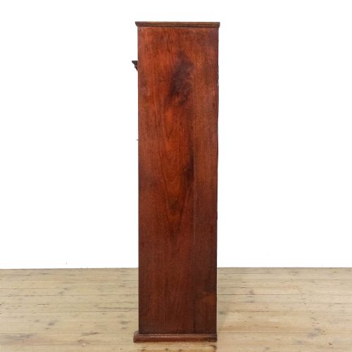 ANTIQUE EDWARDIAN MAHOGANY FREESTANDING BOOKCASE - ADDITIONAL PHOTO 3