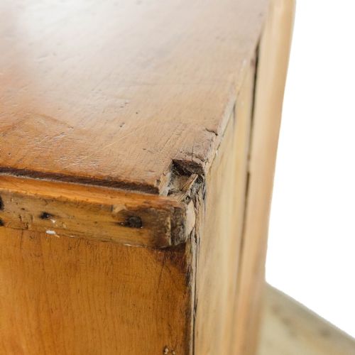 LARGE ANTIQUE PINE CHEST OF DRAWERS - ADDITIONAL PHOTO 8