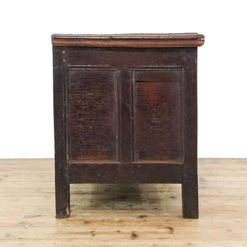 fig 2. Antique 18th Century Oak Coffer