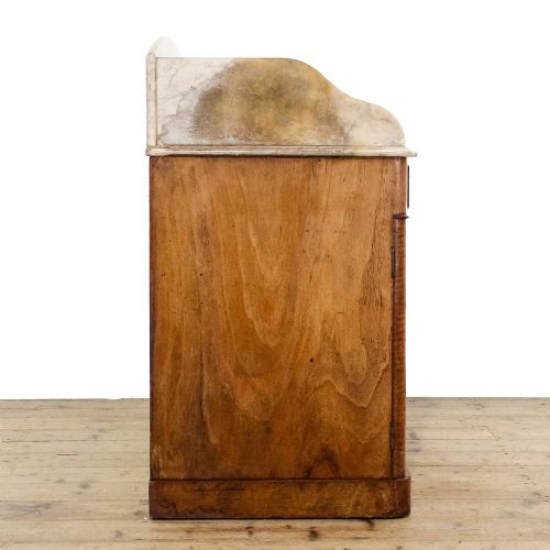 fig 1. Antique Victorian Mahogany Marble Topped Washstand