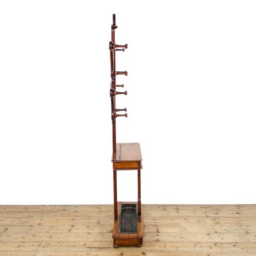 fig 1. Antique Victorian Walnut Hallstand