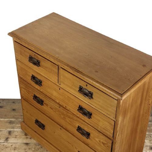 ANTIQUE PINE CHEST OF DRAWERS - ADDITIONAL PHOTO 8