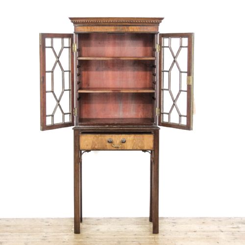fig 1. Small Antique Glazed Display Cabinet
