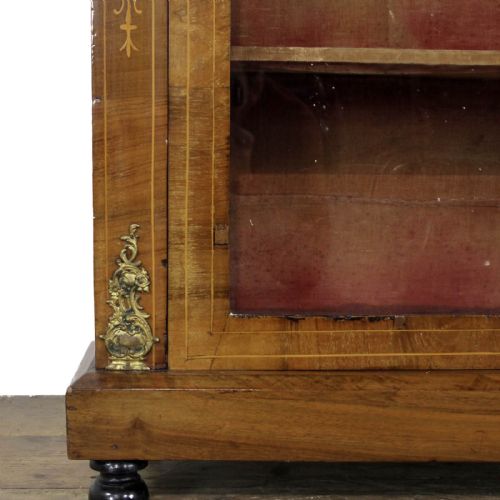 ANTIQUE WALNUT INLAID PIER CABINET - ADDITIONAL PHOTO 7
