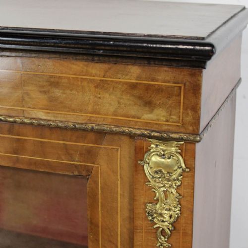 ANTIQUE WALNUT INLAID PIER CABINET - ADDITIONAL PHOTO 8