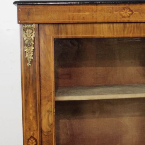 fig 2. Antique Walnut Inlaid Pier Cabinet