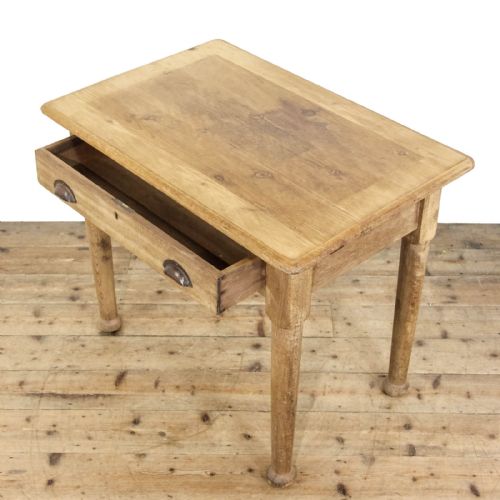 fig 2. Early 20th Century Light Oak Writing Table
