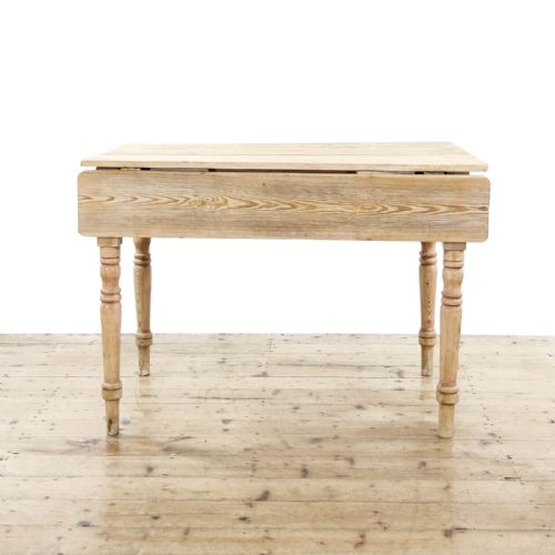 fig 2. Antique Victorian Stripped Pine Drop Leaf Kitchen Table