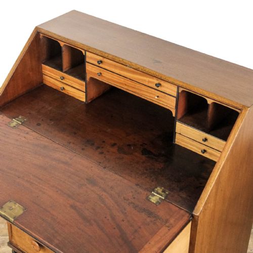 fig 2. Antique 19th Century Mahogany Bureau