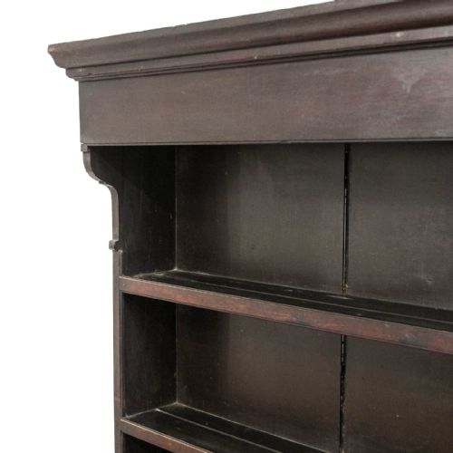 ANTIQUE 18TH CENTURY OAK DRESSER RACK - ADDITIONAL PHOTO 4