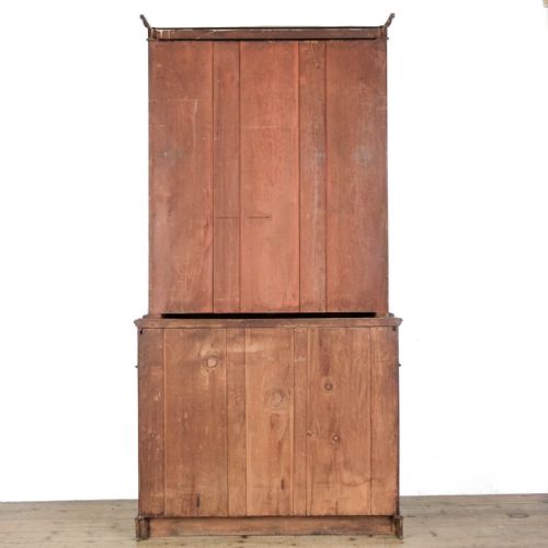 ANTIQUE VICTORIAN MAHOGANY GLAZED TOP BOOKCASE - ADDITIONAL PHOTO 4