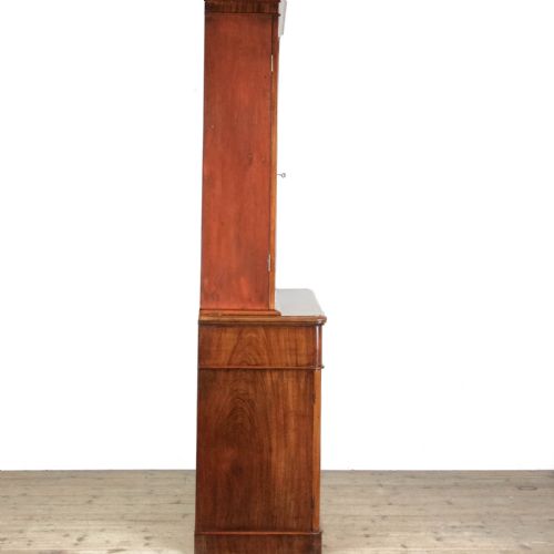 ANTIQUE VICTORIAN MAHOGANY GLAZED TOP BOOKCASE - ADDITIONAL PHOTO 5
