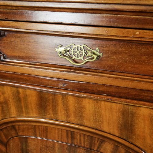 ANTIQUE VICTORIAN MAHOGANY GLAZED TOP BOOKCASE - ADDITIONAL PHOTO 6