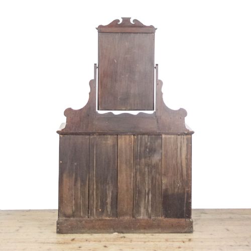ANTIQUE EDWARDIAN MAHOGANY DRESSING TABLE CHEST OF DRAWERS - ADDITIONAL PHOTO 6