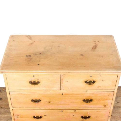 fig 1. Antique Small Pine Chest of Drawers