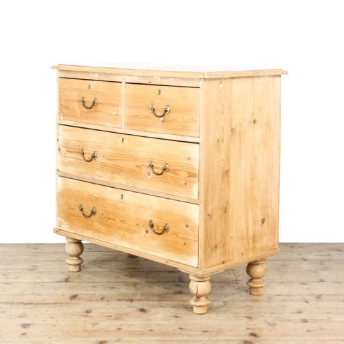 fig 1. Antique Small Pine Chest of Drawers