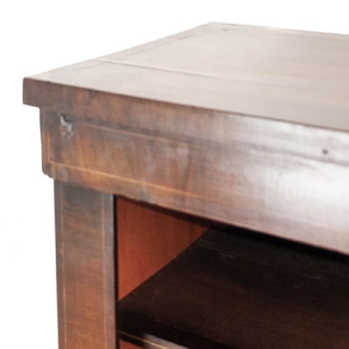 fig 2. Antique Victorian Inlaid Walnut Bookcase