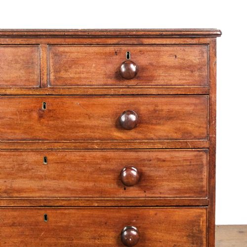 fig 2. Antique 19th Century Mahogany Chest of Drawers