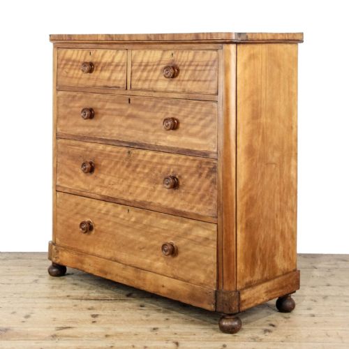 fig 1. Antique Victorian Mahogany Chest of Drawers