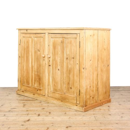 fig 2. Antique Rustic Pine Two Door Cupboard