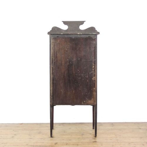 EDWARDIAN MAHOGANY INLAID DISPLAY CABINET - ADDITIONAL PHOTO 7