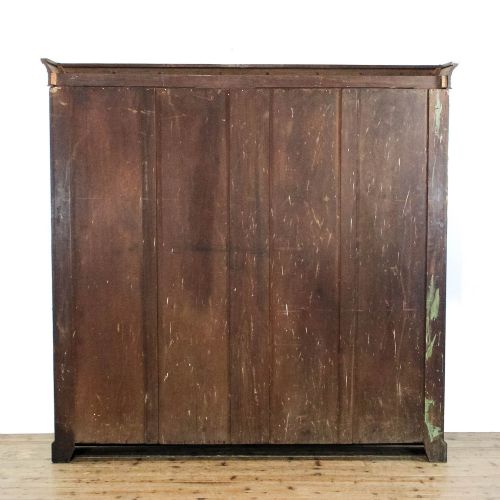 fig 2. Large Antique Oak Bookcase