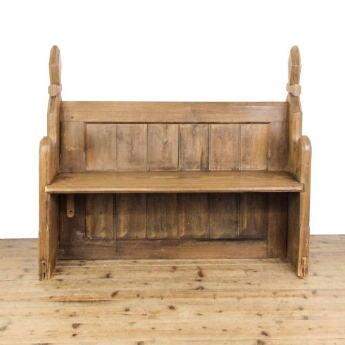 fig 2. Antique Pine Church Pew
