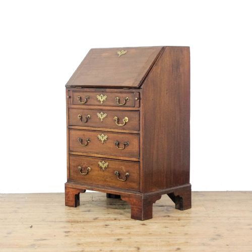 fig 2. Antique Small 19th Century Mahogany Bureau