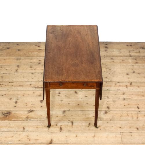ANTIQUE MAHOGANY GEORGE III PEMBROKE DINING TABLE - ADDITIONAL PHOTO 3