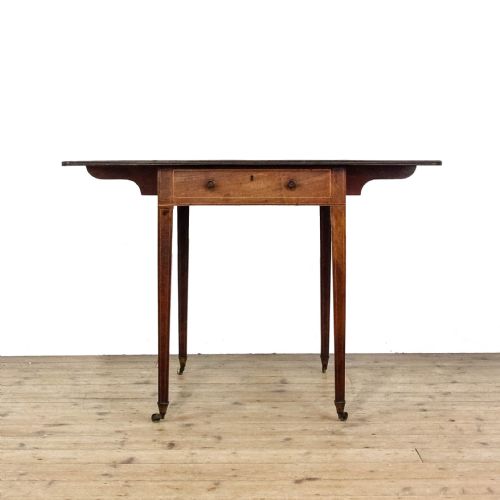 ANTIQUE MAHOGANY GEORGE III PEMBROKE DINING TABLE - ADDITIONAL PHOTO 9