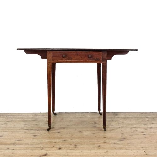 ANTIQUE MAHOGANY GEORGE III PEMBROKE DINING TABLE - ADDITIONAL PHOTO 11