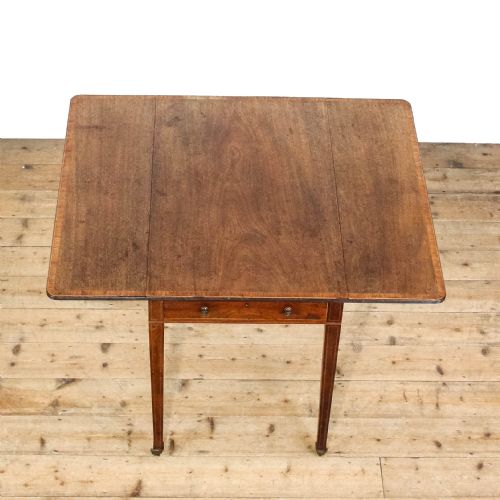 ANTIQUE MAHOGANY GEORGE III PEMBROKE DINING TABLE - ADDITIONAL PHOTO 12