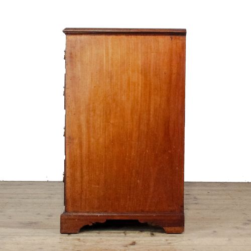 ANTIQUE 19TH CENTURY MAHOGANY CHEST OF DRAWERS - ADDITIONAL PHOTO 5