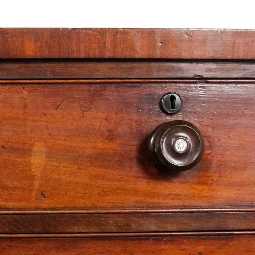 fig 2. Victorian Mahogany Bow Front Chest of Drawers
