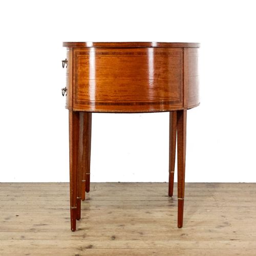 fig 3. Antique Edwardian Century Antique Satin Wood Writing Desk