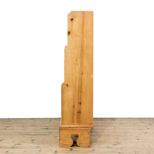 fig 1. Antique Pine Waterfall Bookcase
