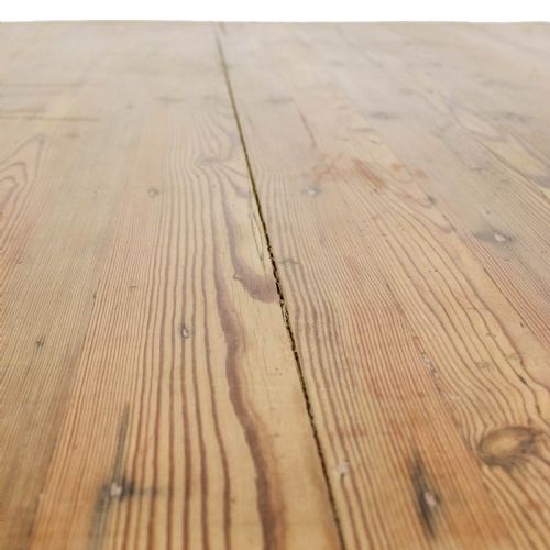 LARGE ANTIQUE PINE FARMHOUSE KITCHEN TABLE - ADDITIONAL PHOTO 7