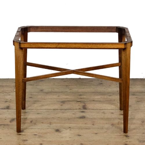 ANTIQUE MARQUETRY TRAY ON STAND SIDE TABLE - ADDITIONAL PHOTO 9