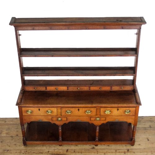 ANTIQUE 18TH CENTURY WELSH OAK DRESSER - ADDITIONAL PHOTO 5