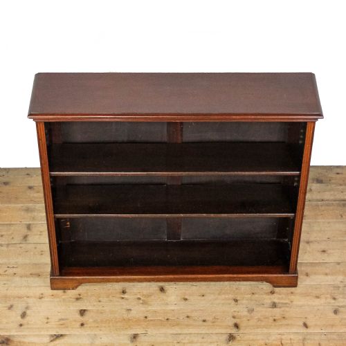 fig 1. Antique Mahogany Open Bookcase