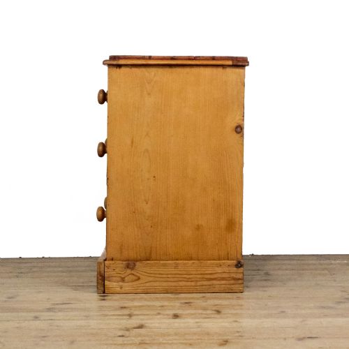 VICTORIAN ANTIQUE PINE CHEST OF DRAWERS - ADDITIONAL PHOTO 2