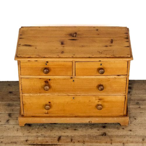 VICTORIAN ANTIQUE PINE CHEST OF DRAWERS - ADDITIONAL PHOTO 5